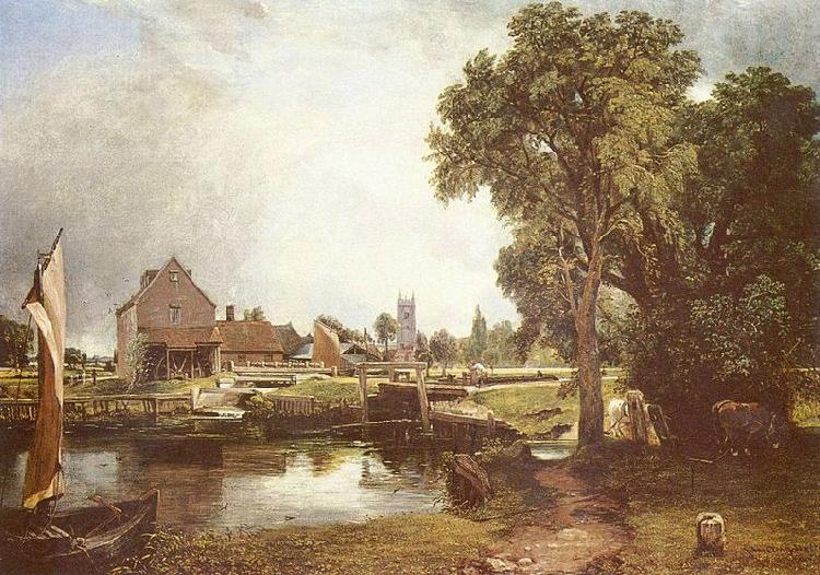 John Constable Schleuse und Muhle in Dedham Germany oil painting art